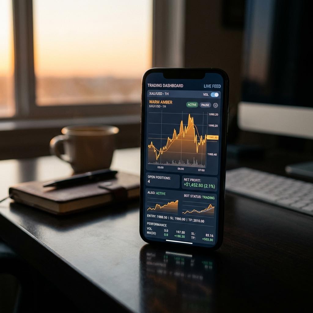 Piattaforma di analisi algoritmica ValoreVivo AI su dispositivo mobile